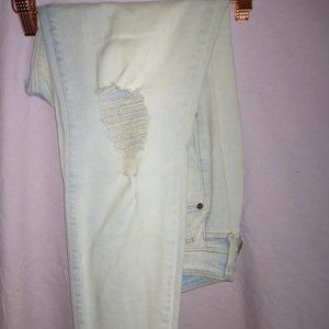 OLD NAVY MIDRISE ROCKSTAR LIGHT WASH